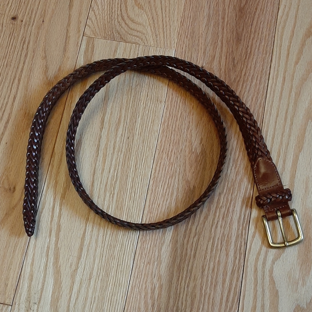Coach brown leather belt 100cm